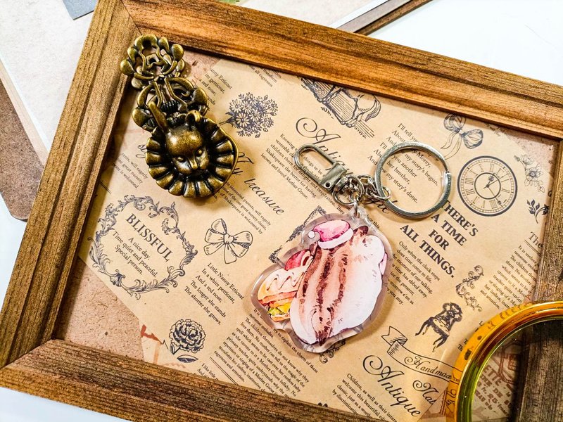 KR519可愛吊飾cute pendant_萌鼠cute mouse.E/ 晶透吊飾_鑰匙圈 - 钥匙链/钥匙包 - 塑料 多色