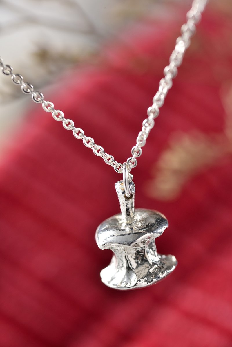 【七夕送礼】花语系列/苹果/925纯银/项链 - 项链 - 纯银 银色