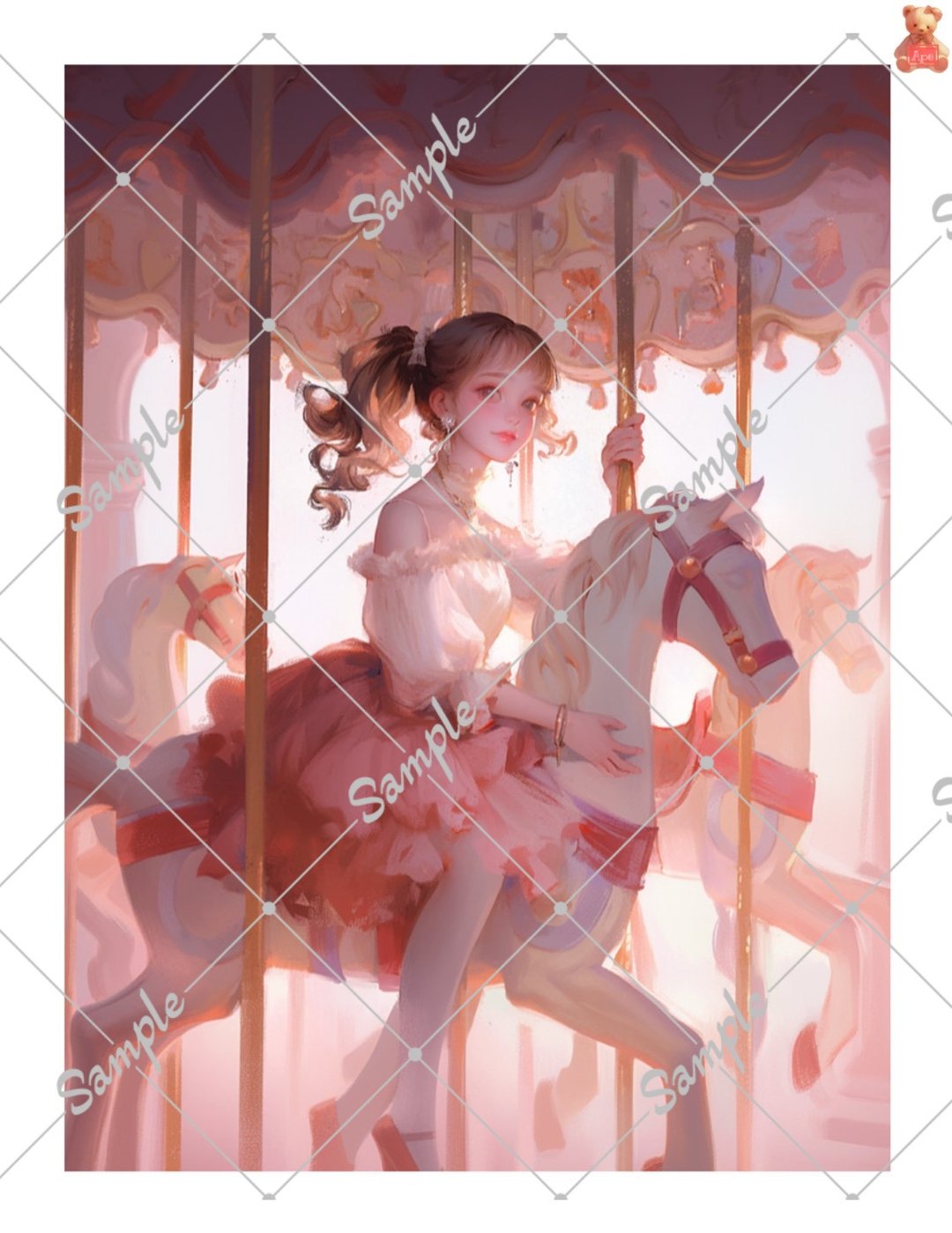 原创人物贴纸 装饰贴纸 内含5张 - 贴纸 - 纸 