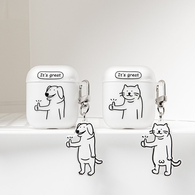 AUG8 STORE 你的猫/狗站起来说你很棒 AirPods / PRO - 手机壳/手机套 - 其他材质 