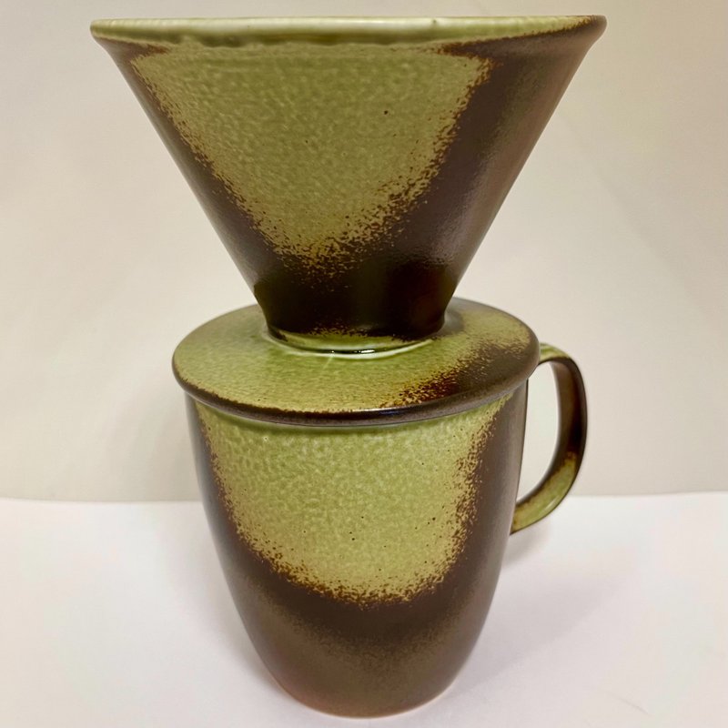 【大立窑】Colorful 柴烧系列 咖啡滤杯+馬克杯組-B款 (不可拆售) - 咖啡壶/周边 - 其他材质 