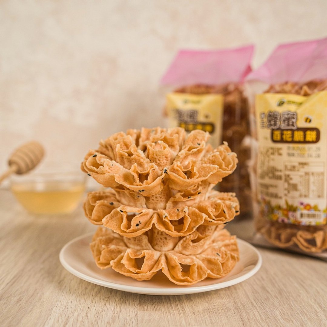 蜜蜂故事馆 蜂蜜百花脆饼 - 零食/点心 - 新鲜食材 橘色