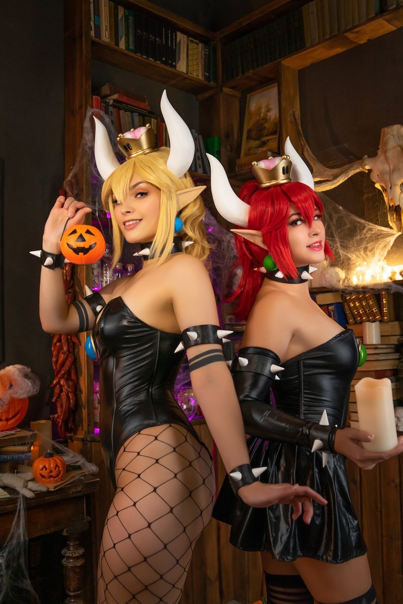 Bowsette Mario Cosplay Costume, Bowseette Crown, Halloween costume MADE TO ORDER - 其他 - 其他材质 多色