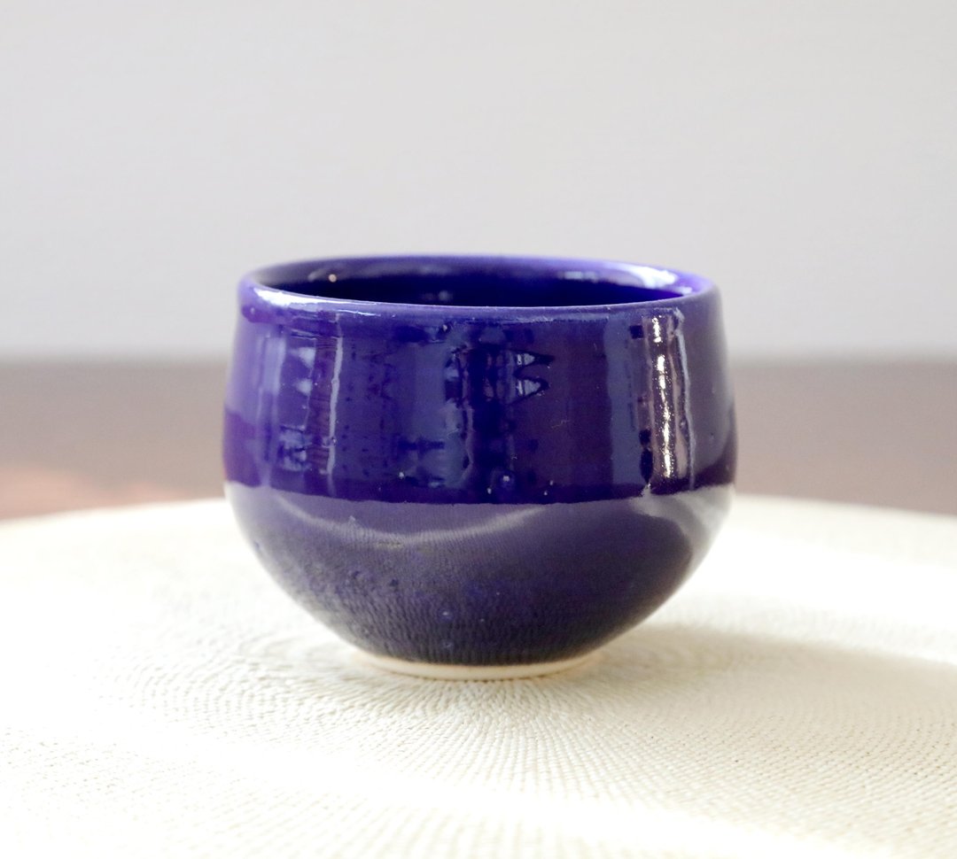特价 / 青金石玻璃釉圆形陶瓷杯 - 其他杯子 - 陶 蓝色