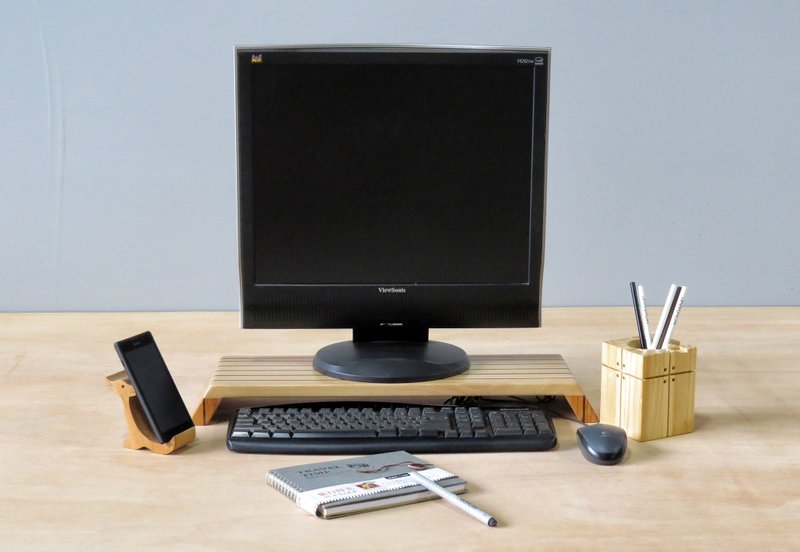 HO MOOD木拼系列—几何键盘座 - 电脑配件 - 木头 橘色