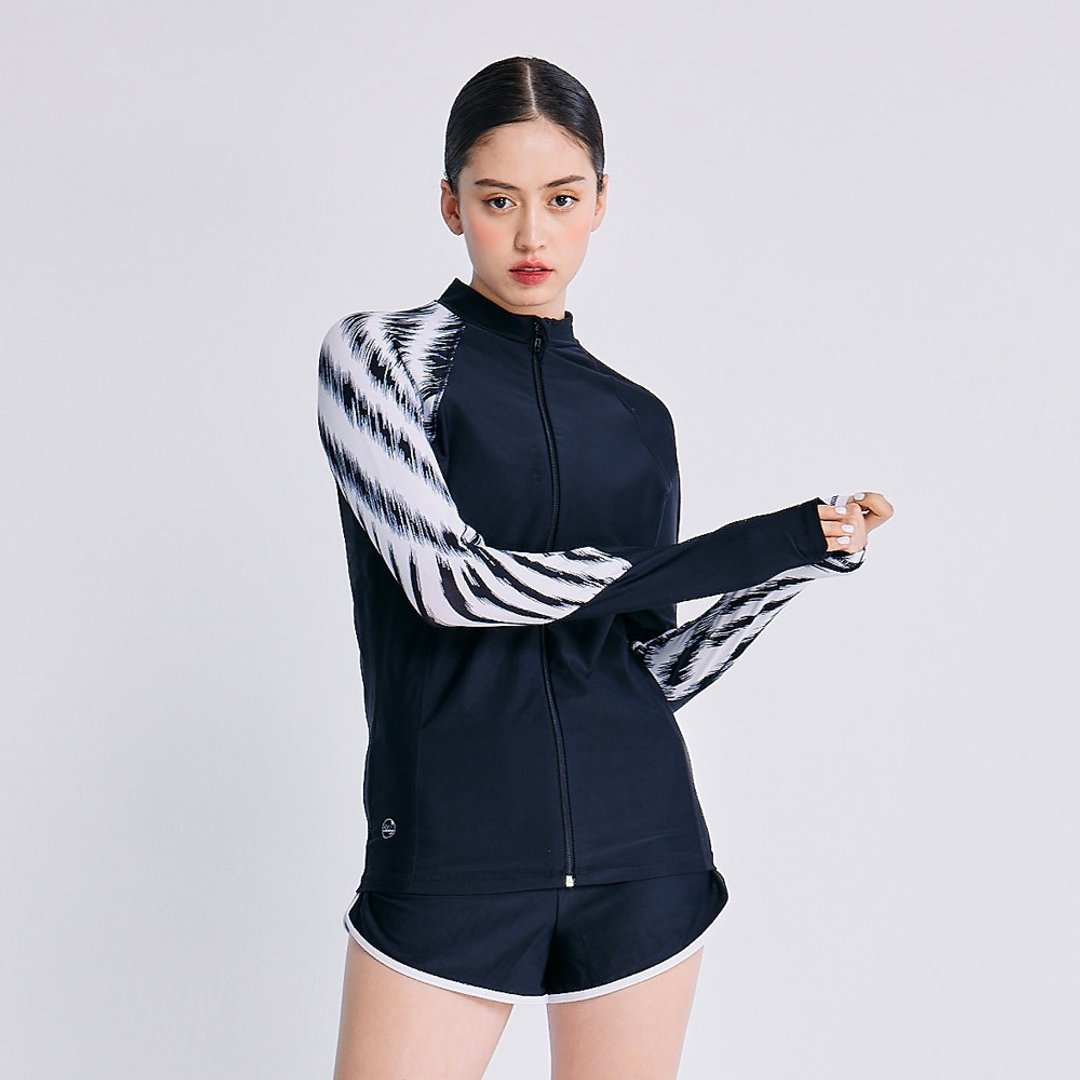 MIT 三件式泳装 - 女装泳衣/比基尼 - 尼龙 黑色
