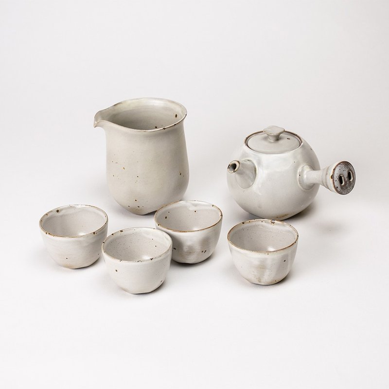 陶作坊│己亥猪年生肖纪念茶壶组(诸事如意) - 茶具/茶杯 - 其他材质 白色