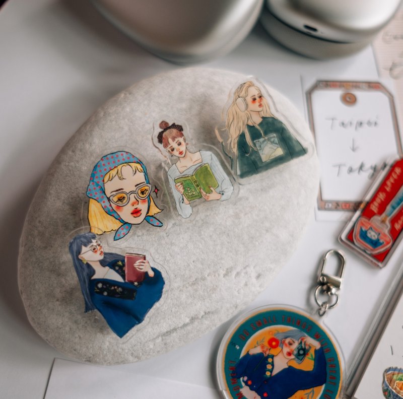 压克力夹子第三弹  Today is a good day 甜蜜生活 - 文件夹/资料夹 - 塑料 多色