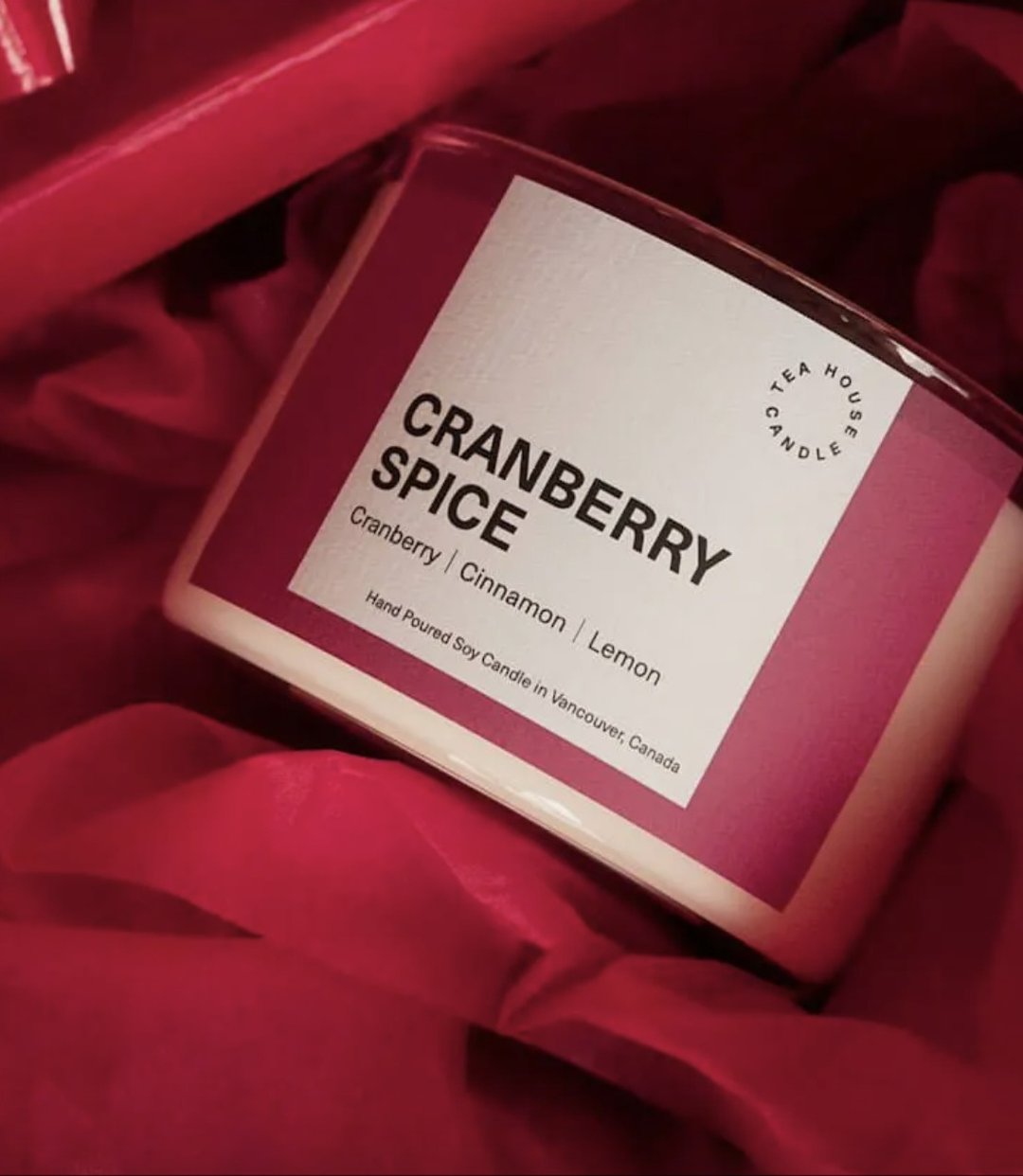 CRANBERRY SPICE 莓果派对│加拿大纯手工茶香大豆蜡烛 中大容量 - 蜡烛/烛台 - 环保材料 