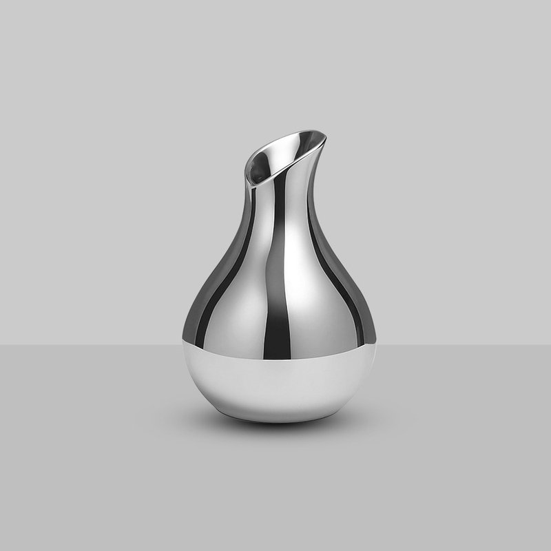 ZACCA - SABLIER 造型花瓶 - 花瓶/陶器 - 不锈钢 银色