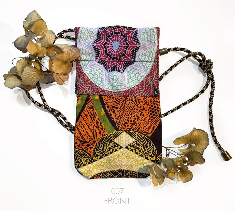 民族小斜孭袋 - 侧背包/斜挎包 - 其他人造纤维 多色