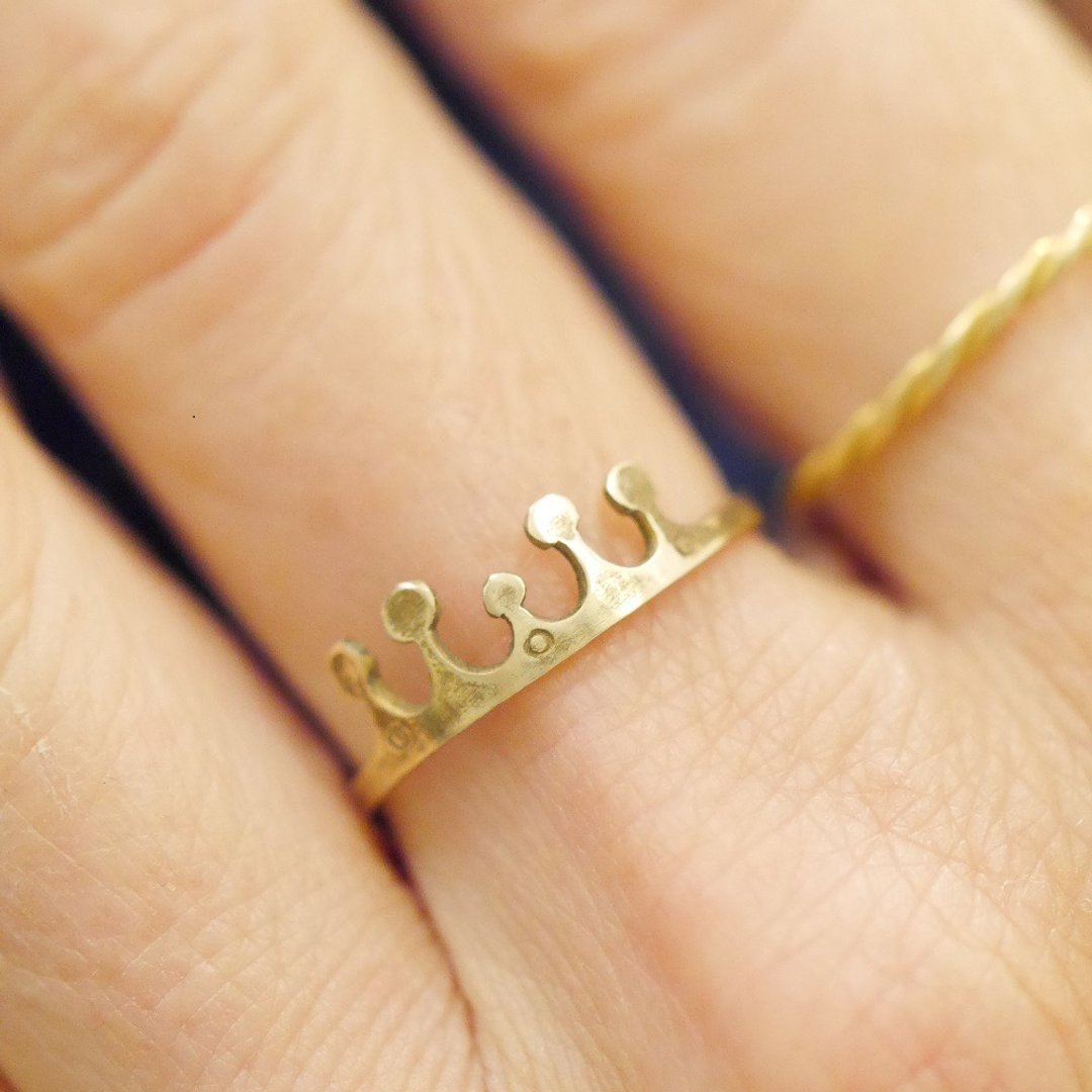 TIARA ring material brass - 戒指 - 铜/黄铜 金色