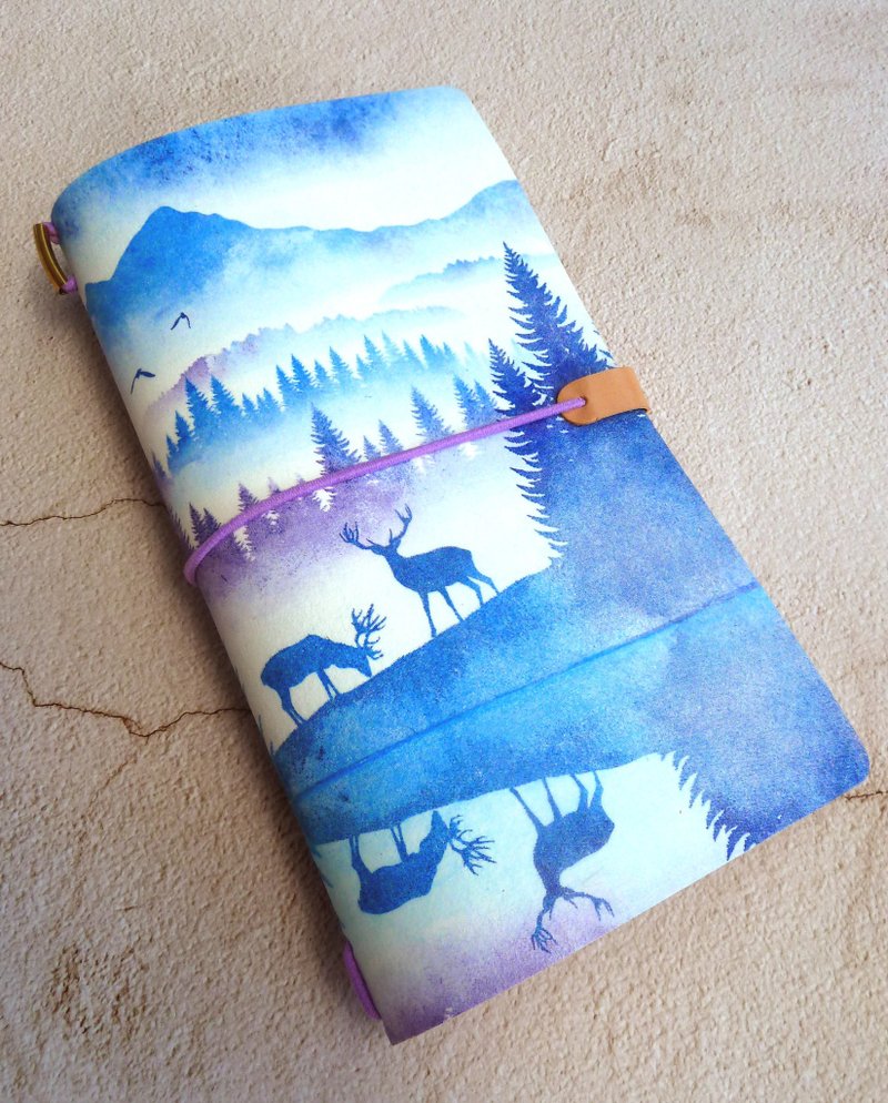 植鞣牛革 手帐封面-Midori Traveler's Notebook 旅人笔记本 适用 - 书衣/书套 - 真皮 