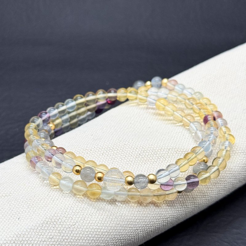 Zen | 108念珠 108 Beads  萤石 灰月亮 心经 - 手链/手环 - 水晶 