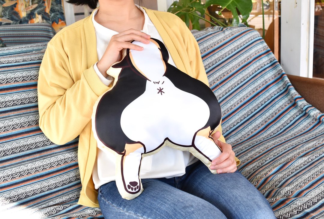 Shiba inu Butt cushion - 枕头/抱枕 - 其他材质 多色