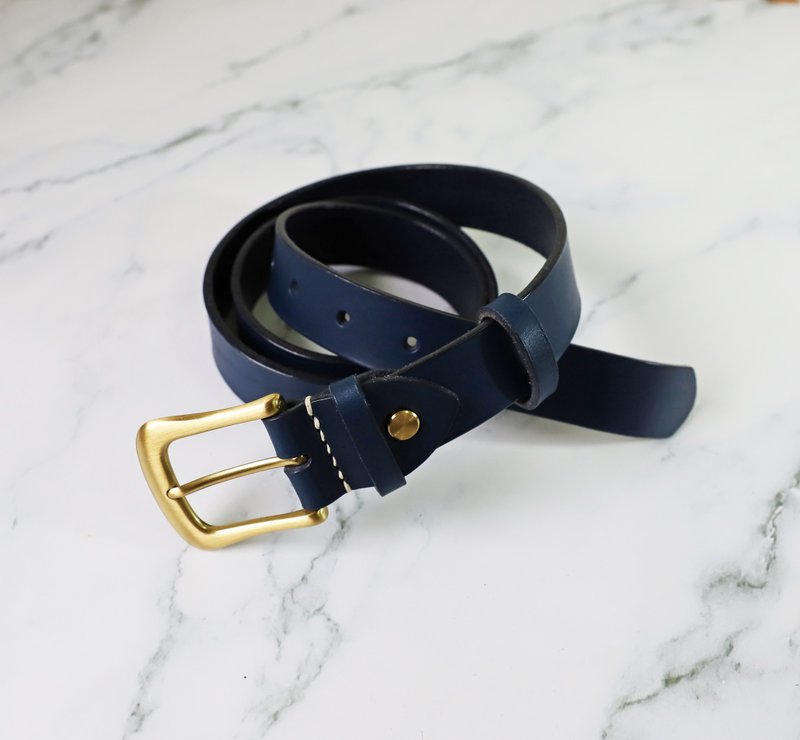 【真皮皮带/腰带】28mm/马蹄形带头/意大利植鞣头层牛皮 - 皮带/腰带 - 真皮 多色