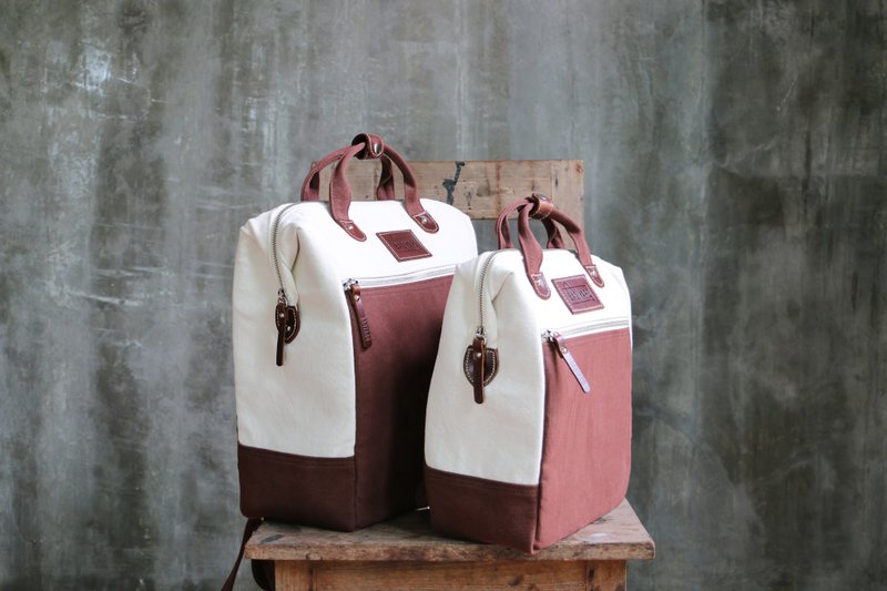 BAG PACK : BAG BREAD : BROWN SUGAR - 后背包/双肩包 - 棉．麻 咖啡色