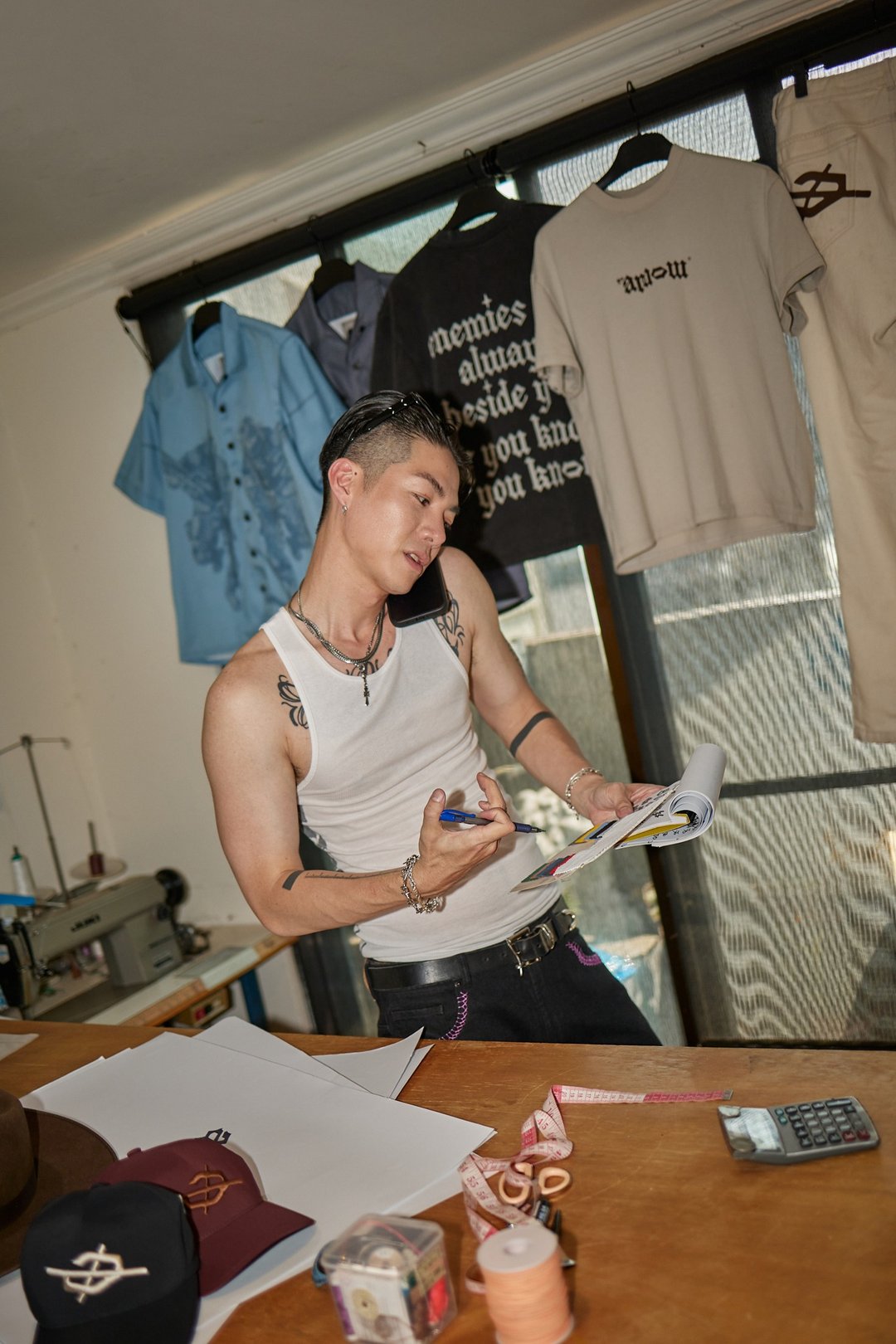 .67ARROW COWBOii_TANK TOP_狙击枪高弹贴身罗文背心 吊嘎 水果牌 - 女装背心 - 棉 白色