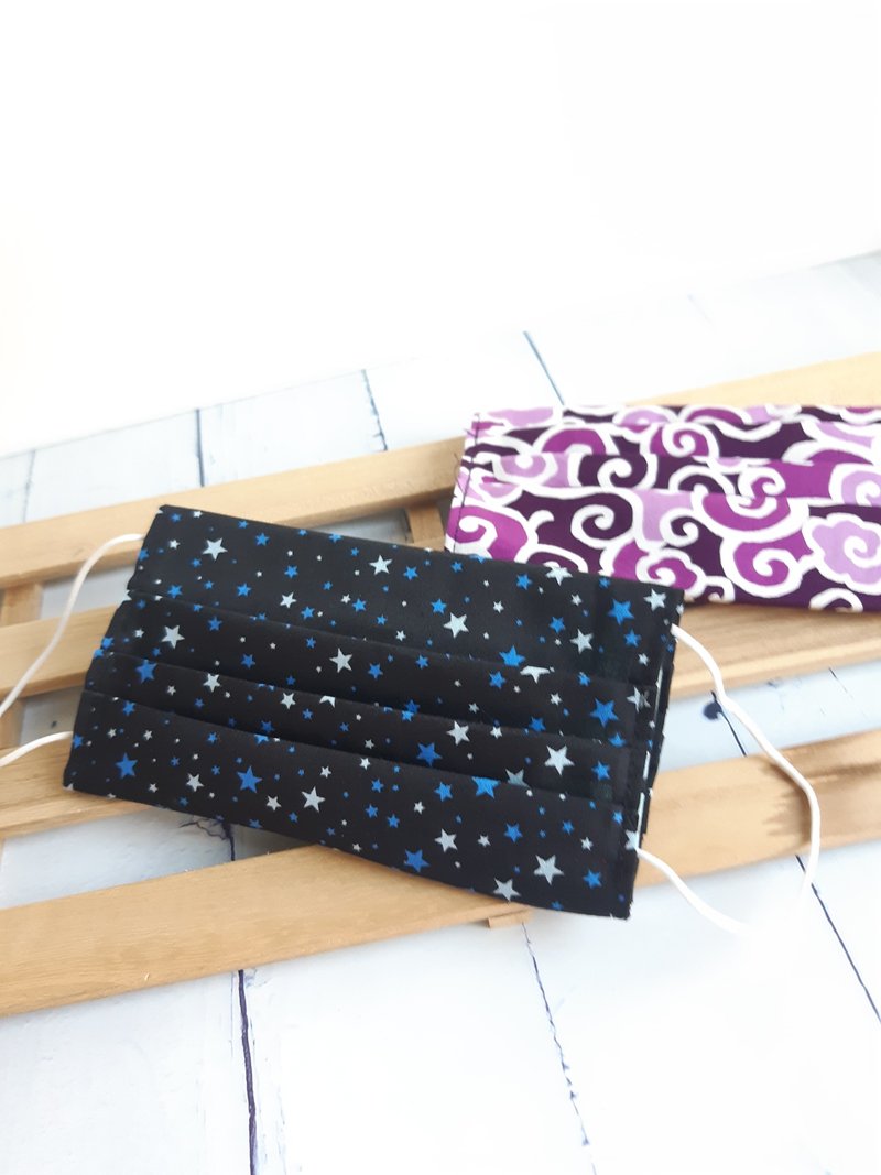 夜空立体口罩套 环保可水洗 适用一般和医疗不能寄国外 - 口罩 - 棉．麻 