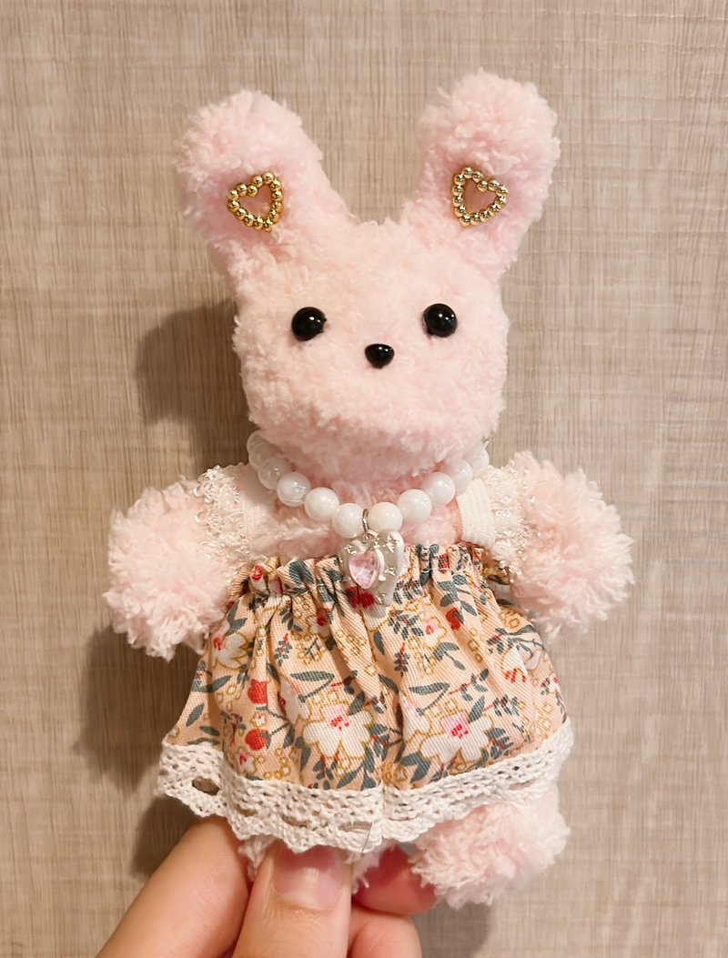 扭扭棒手做娃娃-小公主系列兔宝宝 - 摆饰 - 其他材质 粉红色