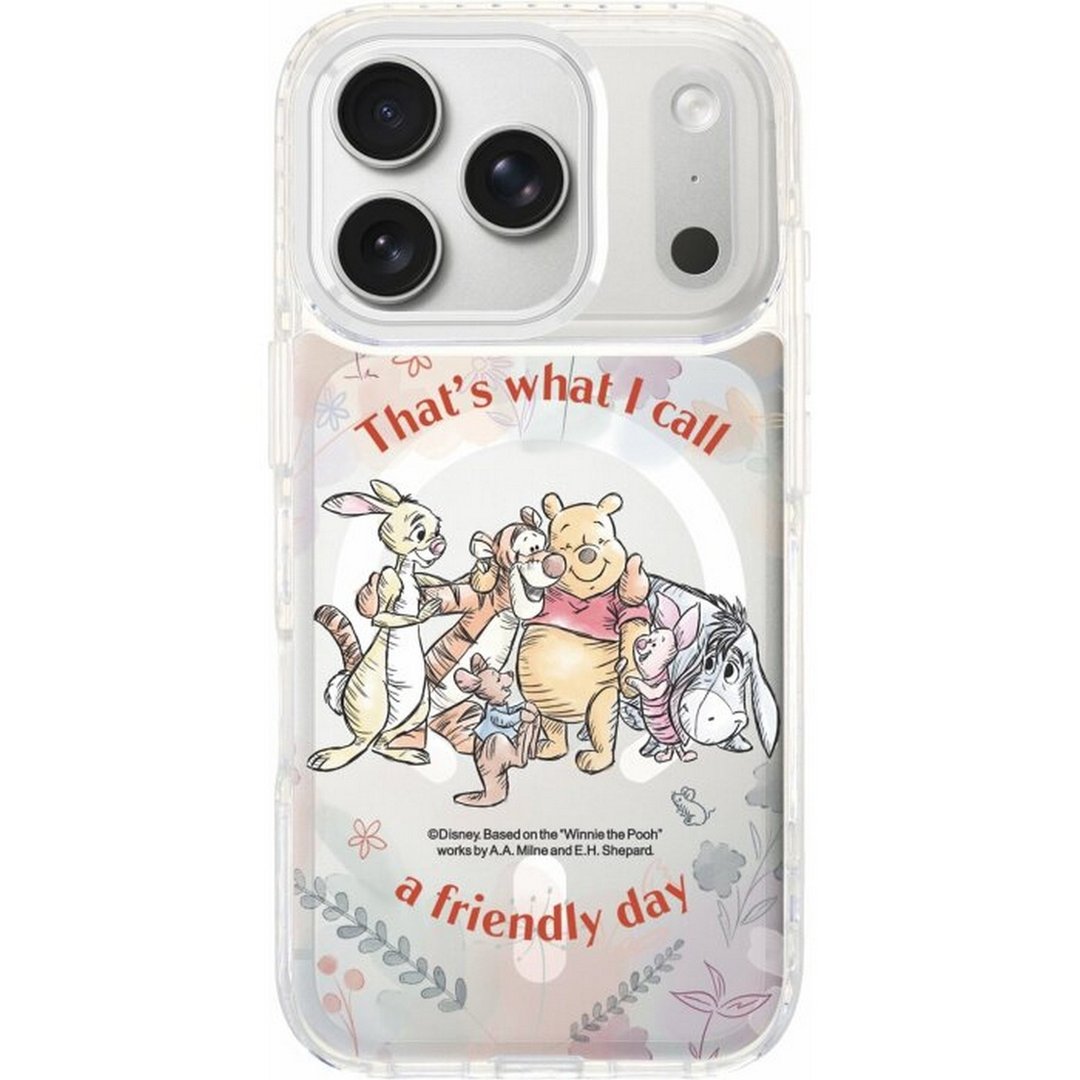 小熊维尼这是我所说的友善的一天 iPhone17透明/磁吸磁换式手机殻 - 手机壳/手机套 - 塑料 多色