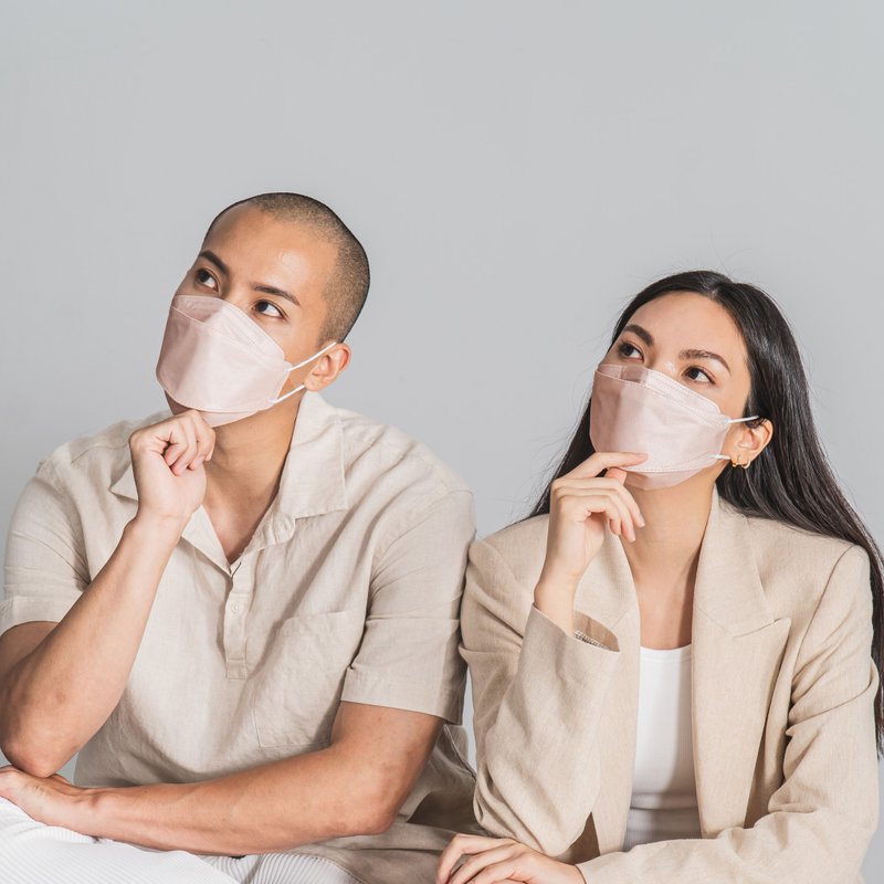 【JinOxy 极奥】4D立体医疗口罩-奶茶来了(10入盒装) - 口罩 - 环保材料 