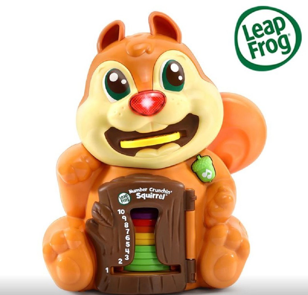 官方直营仅限寄送台湾【LeapFrog】贪吃小松鼠 - 玩具/玩偶 - 塑料 卡其色