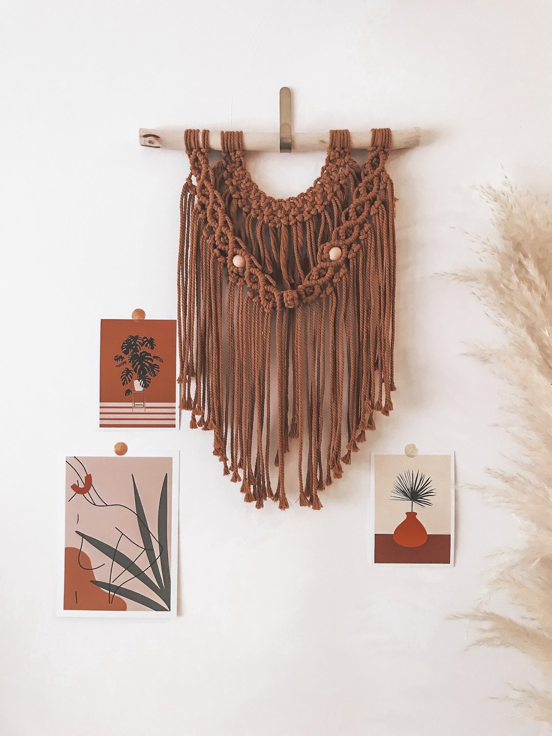 │12月│Macramé-波希米亚花编结-手编壁挂墙饰课程.花式手作编织 - 编织/羊毛毡/布艺 - 棉 