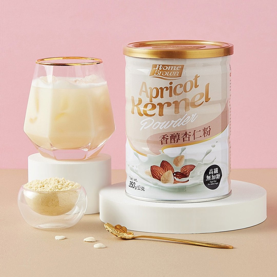 红布朗 香醇杏仁粉 (350g/罐)-新品上市 无加糖/无奶精/无香精 - 谷物麦片 - 其他金属 粉红色