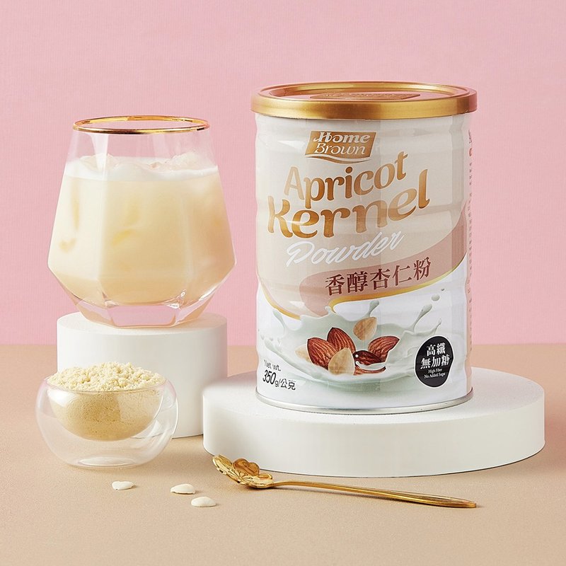 红布朗 香醇杏仁粉 (350g/罐)-新品上市 无加糖/无奶精/无香精 - 谷物麦片 - 其他金属 粉红色