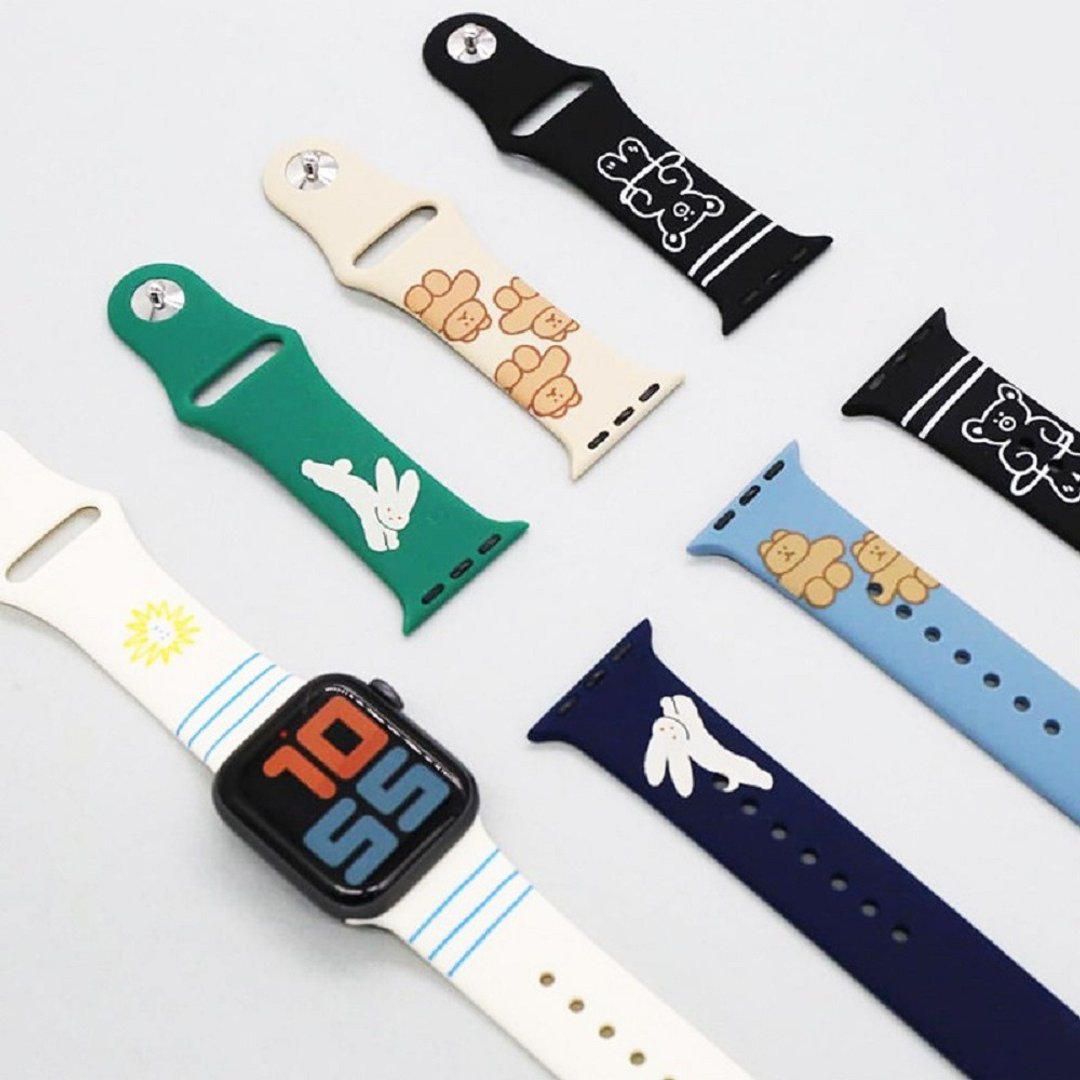 Romane Brunch brother 早午餐兄弟apple watch硅胶表带-38/40mm - 其他 - 硅胶 