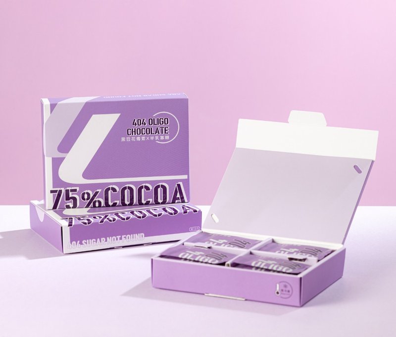 【荣获2024银发友善食品】75% 花青素黑巧克力 (12片/盒) - 巧克力 - 新鲜食材 咖啡色