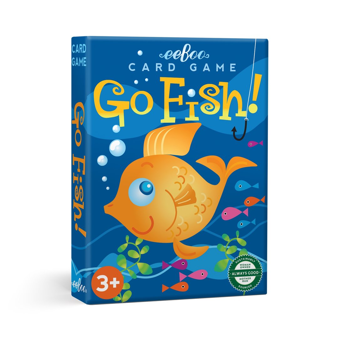 eeBoo 游戏卡牌 -  COLOR GO FISH 彩色小鱼 - 颜色认知 3+ - 拼图 - 塑料 多色