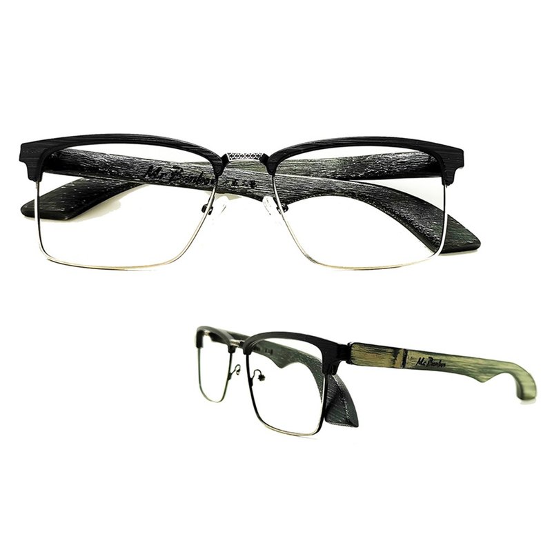 大头王 镜界 MB2系列MB2-08 - 眼镜/眼镜框 - 竹 蓝色