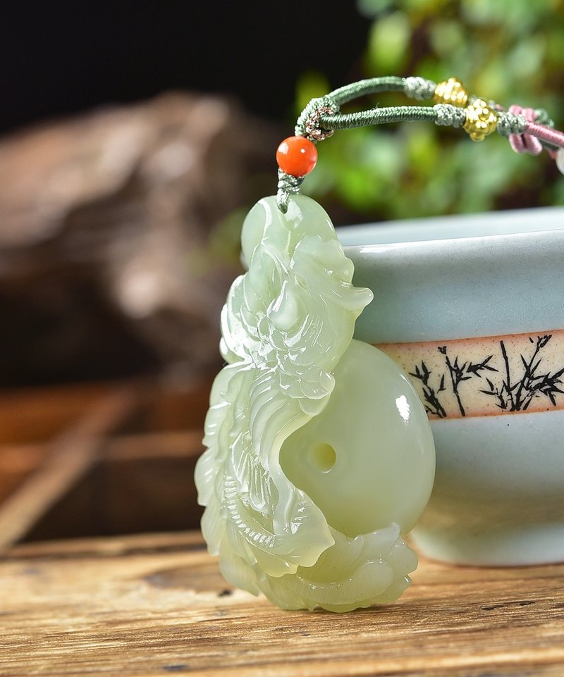 秒杀价 天然和田玉凤凰吊坠   寓意吉祥如意 - 吊饰 - 玉石 