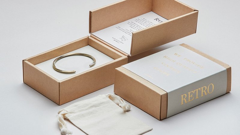 Classic Cuff 手工锻造黄铜手环(做旧古铜) - 手链/手环 - 铜/黄铜 