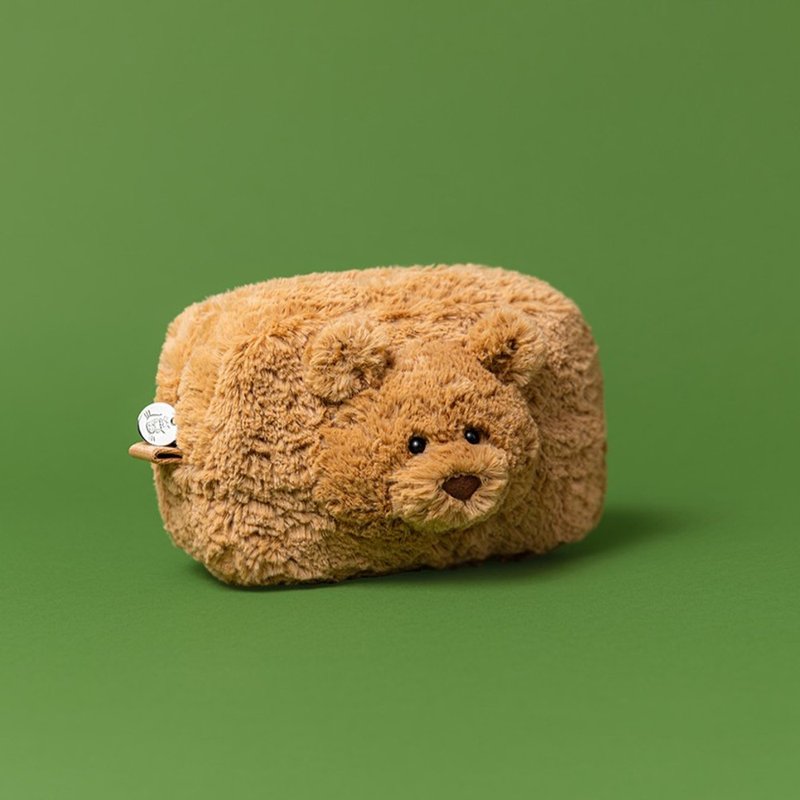 Bartholomew Bear Pouch 大头熊仔包 巴赛罗熊笔袋 - 侧背包/斜挎包 - 聚酯纤维 金色