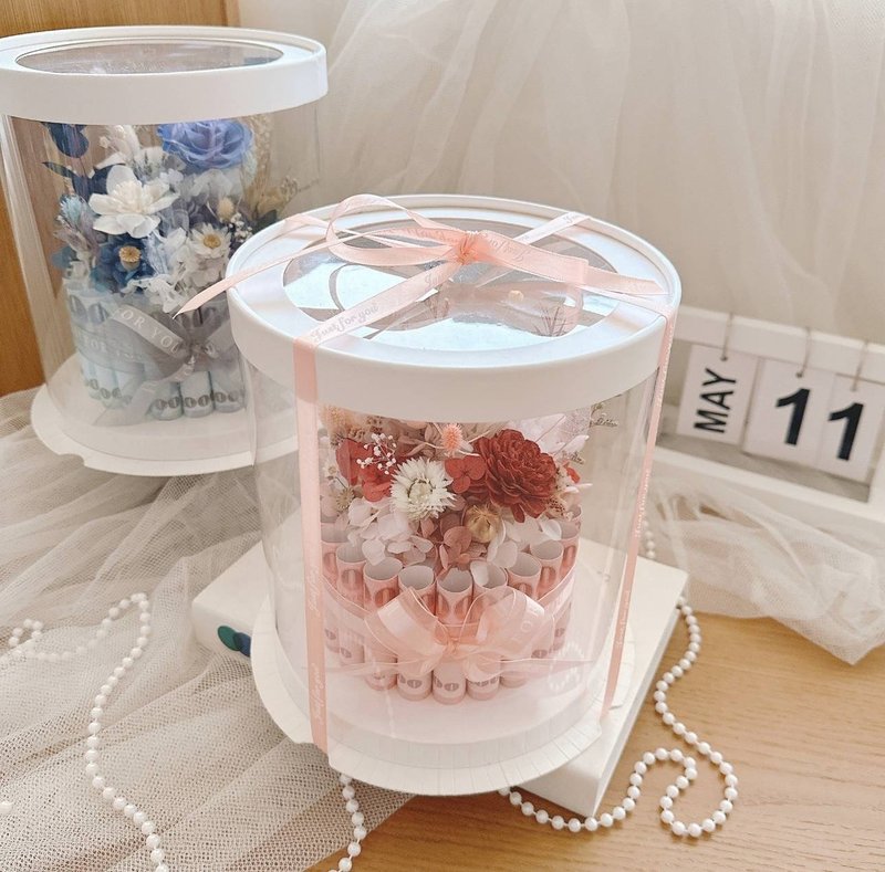 | 桃园青埔 | 企业教学 母亲节手作 永生花钞票蛋糕花体验 - 植栽 - 其他材质 