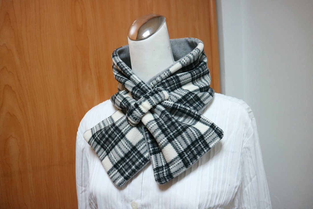 可调式短围巾.scarf 保暖围脖 双面双色 大人.小孩均适用 - 围巾/披肩 - 其他材质 