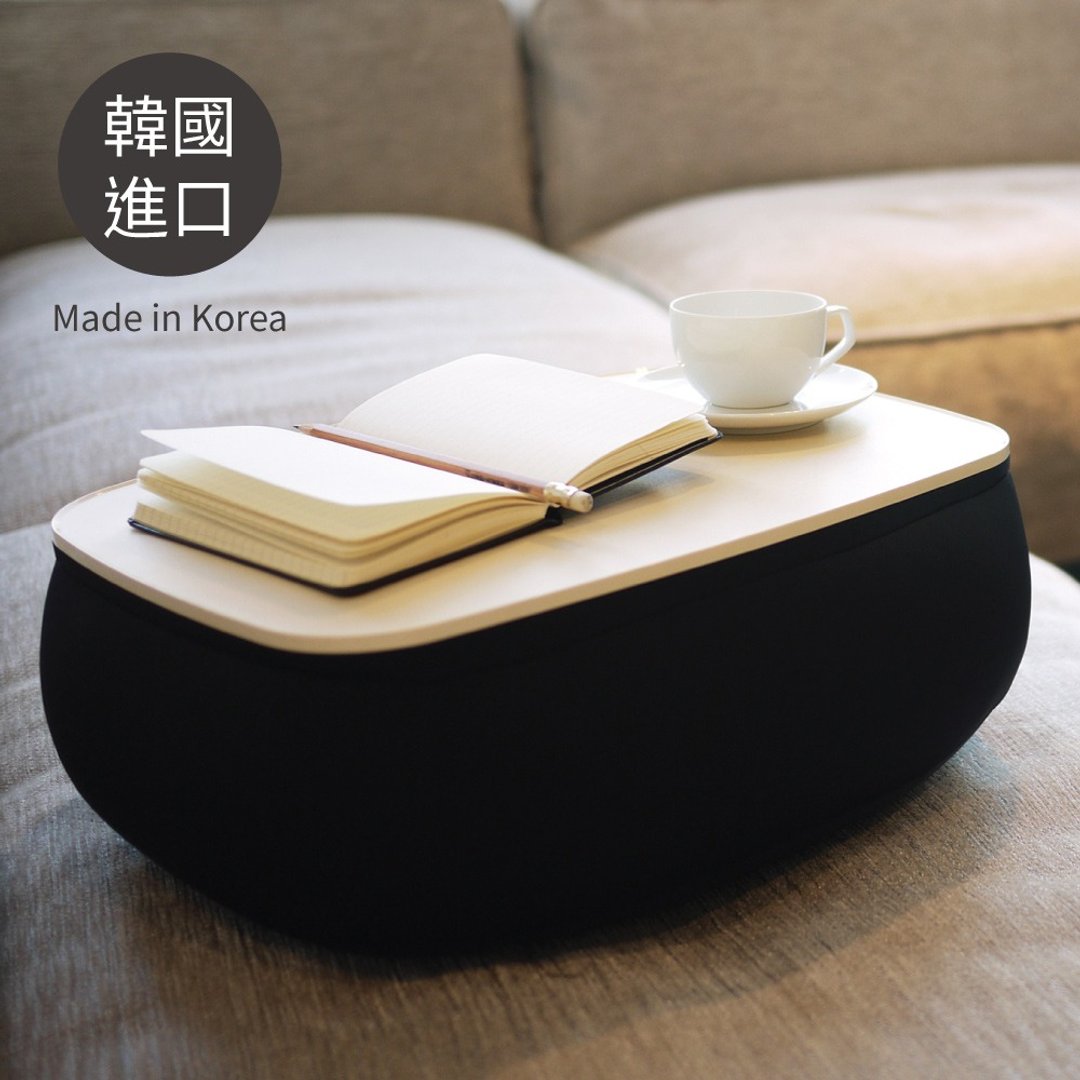 JOODESIGN 馒头先生靠垫桌(三色) - 枕头/抱枕 - 聚酯纤维 黑色