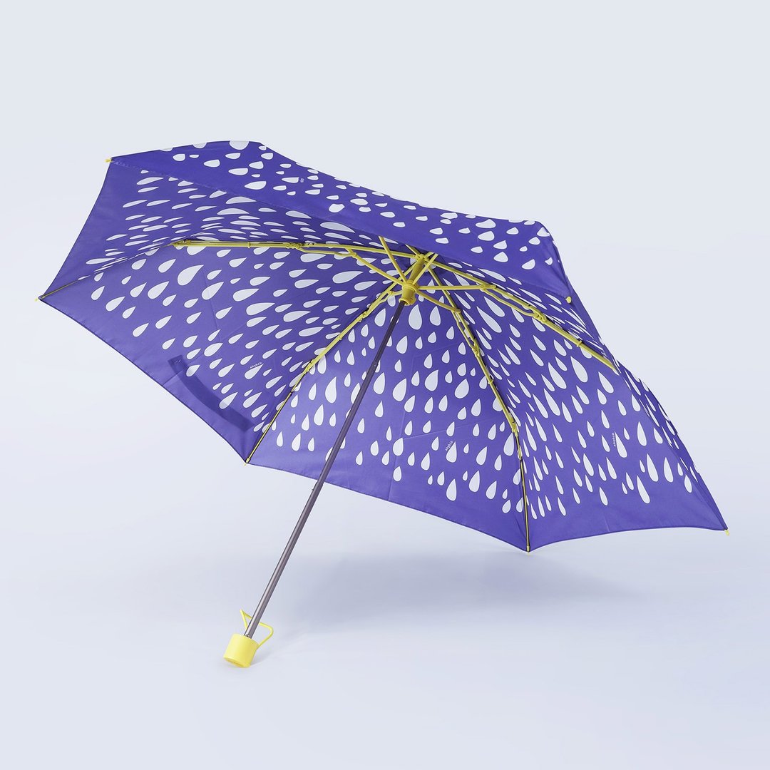 全塑胶伞骨超轻伞 超轻抗UV手开伞-雨滴 - 雨伞/雨衣 - 防水材质 紫色