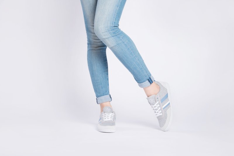 宝特瓶制休闲鞋  Opale休闲系列  麻花灰/影子蓝  男女生款 - 女款休闲鞋 - 环保材料 银色