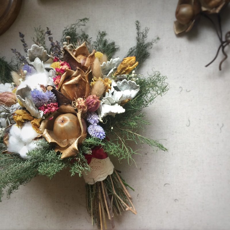 干燥花束 定制捧花 求婚配件 - 嘿!亲爱的~ - 植栽/盆栽 - 植物．花 多色