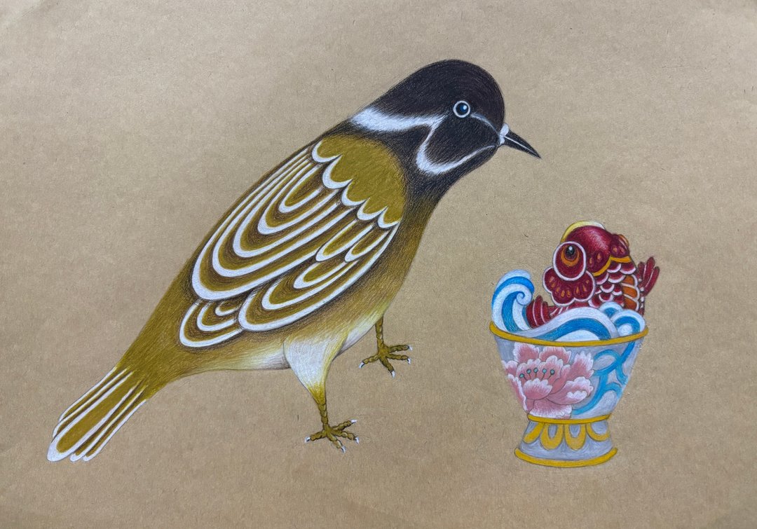 来碗砂锅鱼头 - 插画/绘画/写字 - 纸 