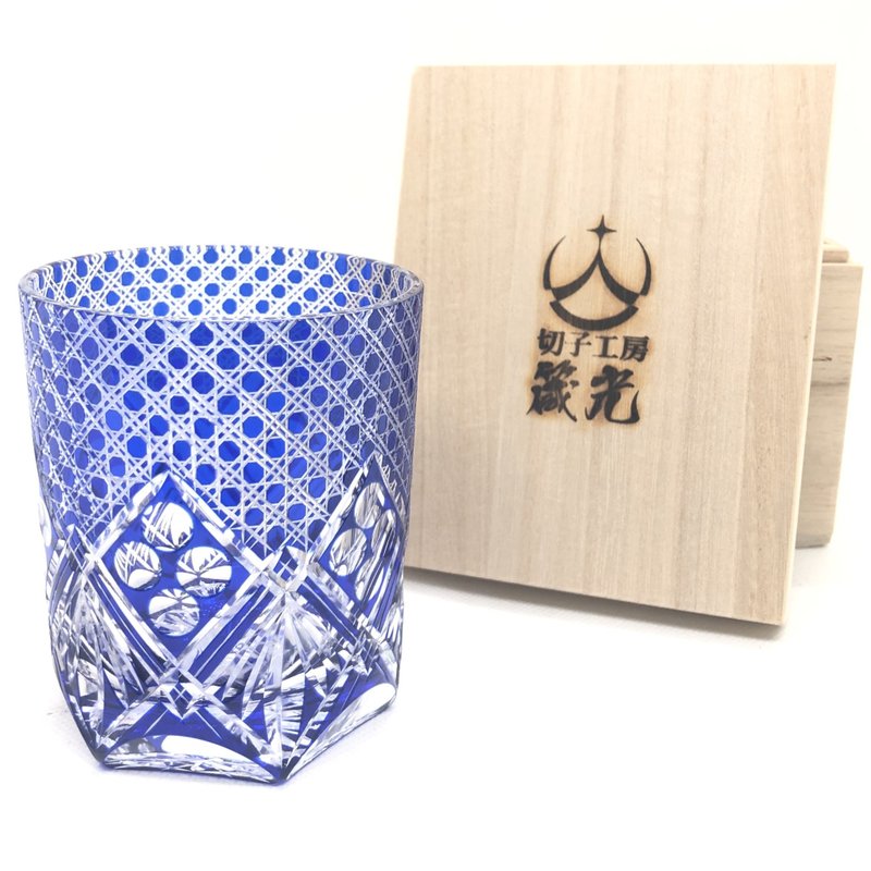 传奇的八角形篮编岩石玻璃 - 茶具/茶杯 - 玻璃 