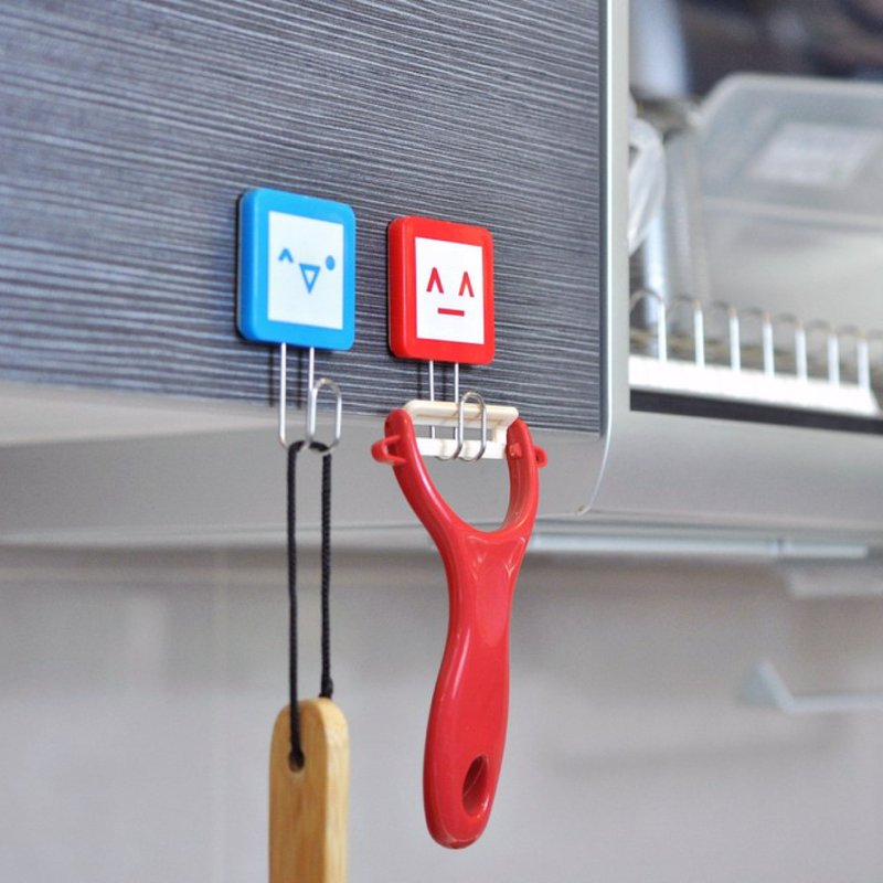 父亲节【KAKOKISO】心情符号挂勾-全六色 | 疗愈 挂勾 生活小物 - 衣架/挂勾 - 塑料 多色