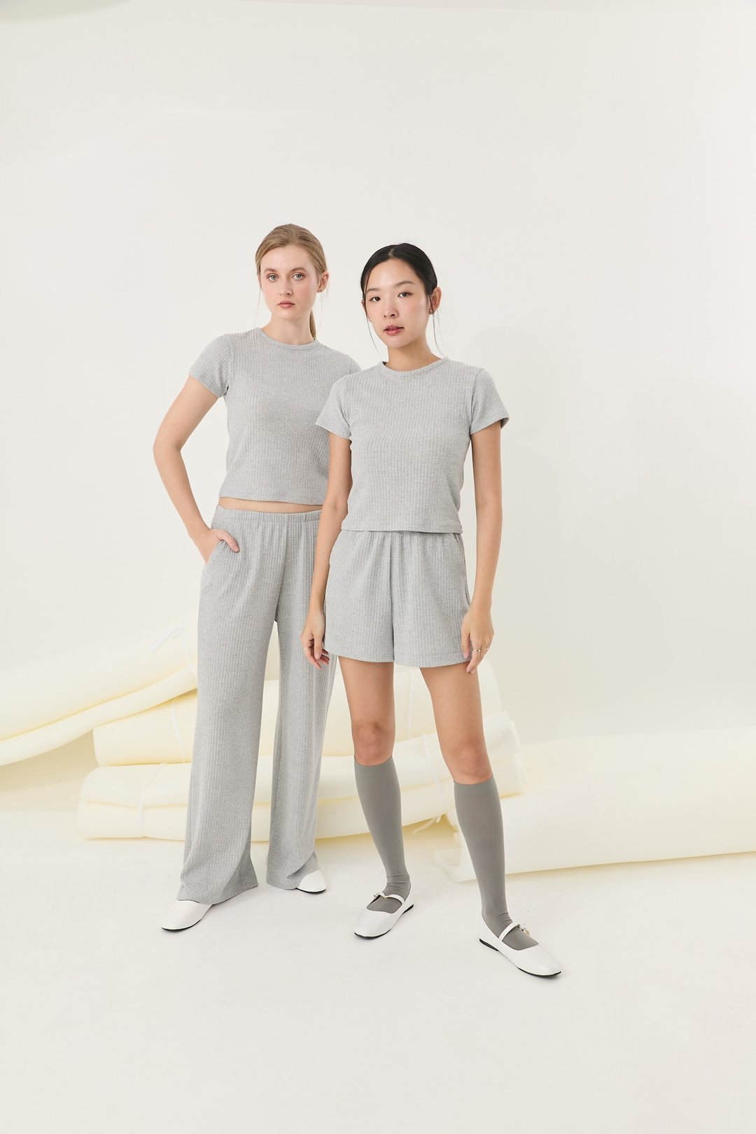 GOOD tee - 针织必备 - 女装 T 恤 - 棉 银色