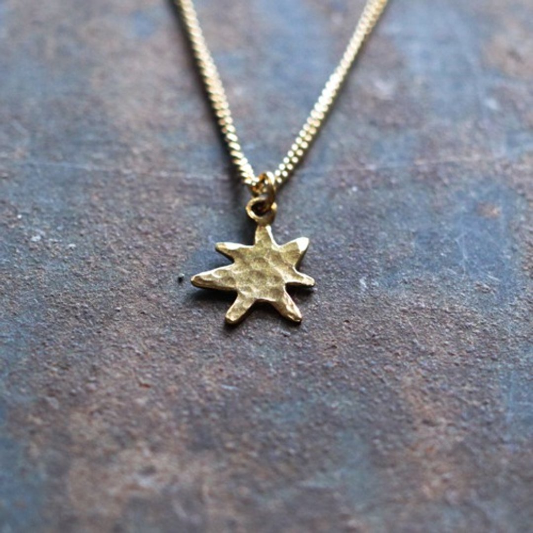 Glittering Hoshino 2 Necklace N336 - 项链 - 其他金属 金色
