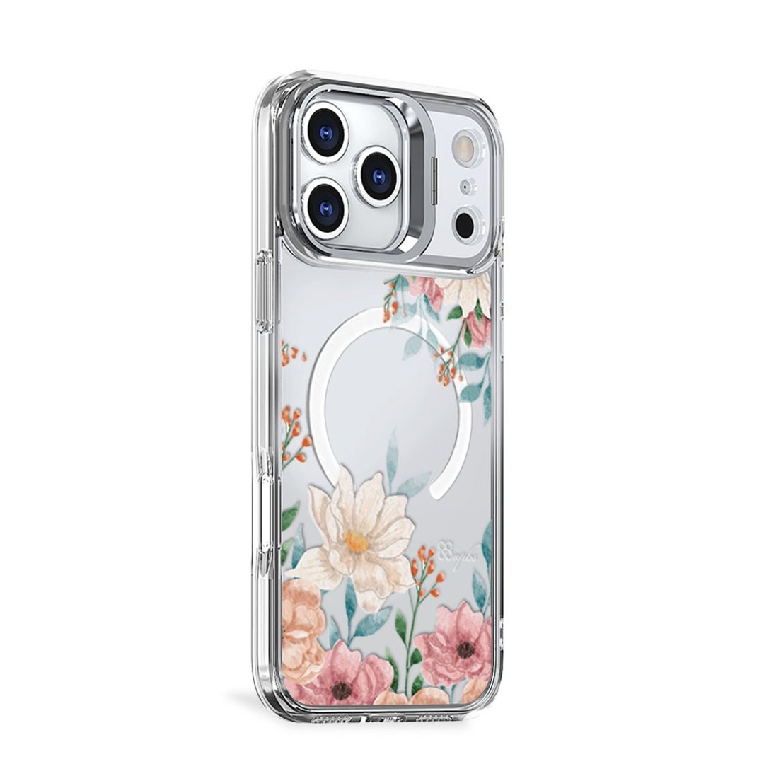 apbs iPhone 全系列 防震双料隐形立架磁吸手机壳-栀子花开 - 手机壳/手机套 - 其他材质 多色