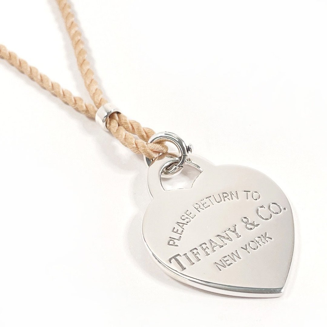 【日本直送 二手美品】 蒂芙尼 TIFFANY&Co. Return to Tiffany 心形坠饰项链 - 项链 - 纯银 银色